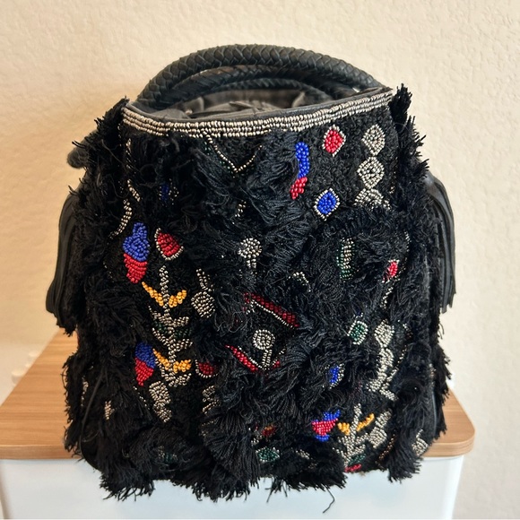 Anthropologie ibBan Jacktote Carpet Beaded Bag - Picture 4 of 10